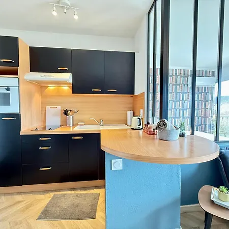 아파트 Cozy - Balcon - Centre-ville 식스포즈레스플라지스